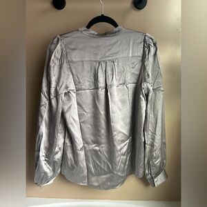 Chic Silver Women's Blouse